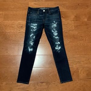 American Eagle Ripped Skinny Jeans